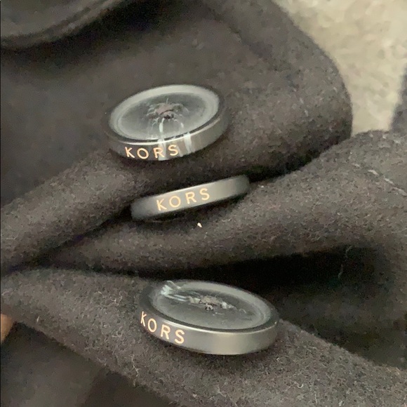 Michael Kors Wool Blend Big & Tall Lined Coat with Logo Scarf - XLT or 2XB - Picture 13 of 13